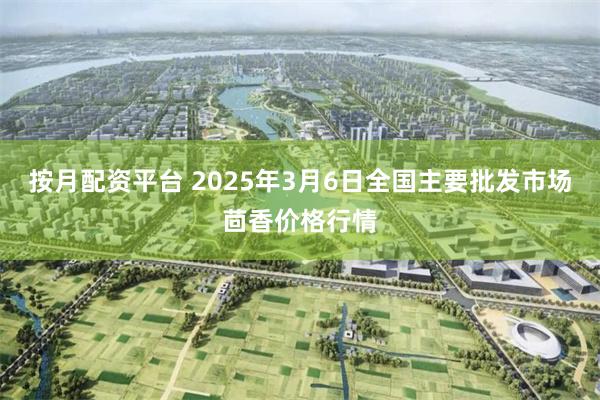 按月配资平台 2025年3月6日全国主要批发市场茴香价格行情