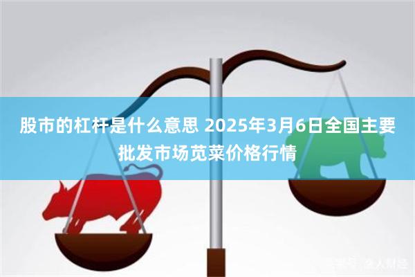 股市的杠杆是什么意思 2025年3月6日全国主要批发市场苋菜价格行情