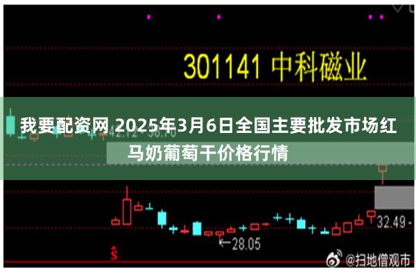 我要配资网 2025年3月6日全国主要批发市场红马奶葡萄干价格行情