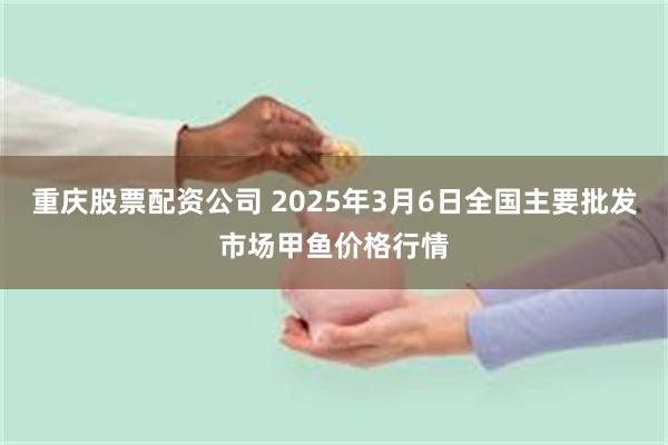 重庆股票配资公司 2025年3月6日全国主要批发市场甲鱼价格行情