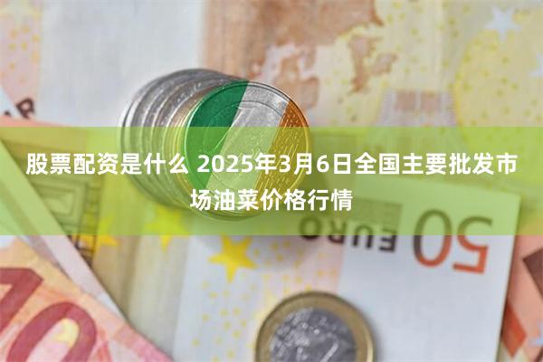 股票配资是什么 2025年3月6日全国主要批发市场油菜价格行情