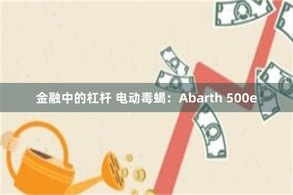 金融中的杠杆 电动毒蝎：Abarth 500e
