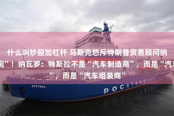 什么叫炒股加杠杆 马斯克怒斥特朗普贸易顾问纳瓦罗“白痴”！纳瓦罗：特斯拉不是“汽车制造商”，而是“汽车组装商”