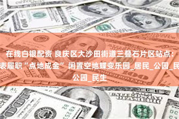 在线白银配资 良庆区大沙田街道三叠石片区站点：代表履职“点地成金” 闲置空地蝶变乐园_居民_公园_民生
