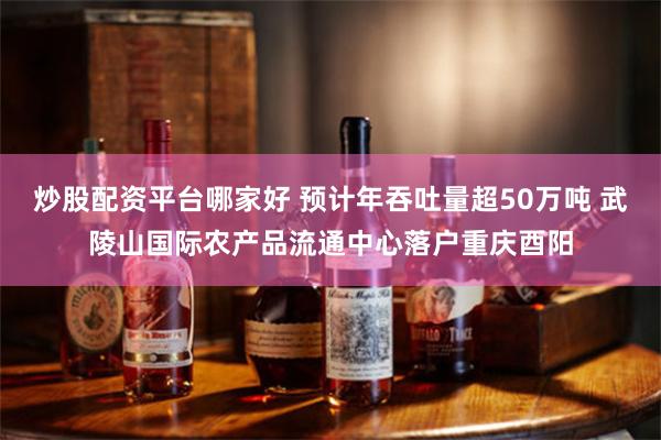 炒股配资平台哪家好 预计年吞吐量超50万吨 武陵山国际农产品流通中心落户重庆酉阳