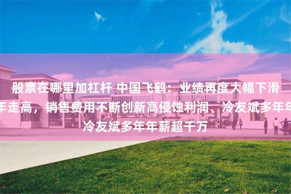 股票在哪里加杠杆 中国飞鹤：业绩再度大幅下滑分红却逐年走高，销售费用不断创新高侵蚀利润、冷友斌多年年薪超千万