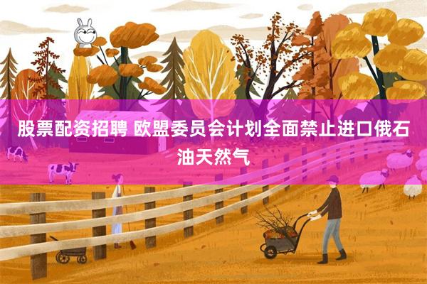 股票配资招聘 欧盟委员会计划全面禁止进口俄石油天然气