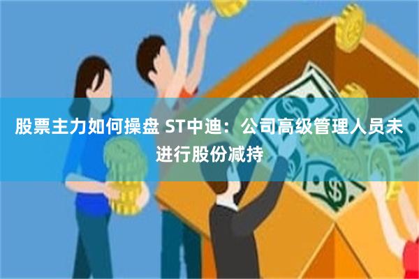 股票主力如何操盘 ST中迪：公司高级管理人员未进行股份减持