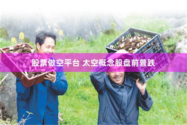 股票做空平台 太空概念股盘前普跌