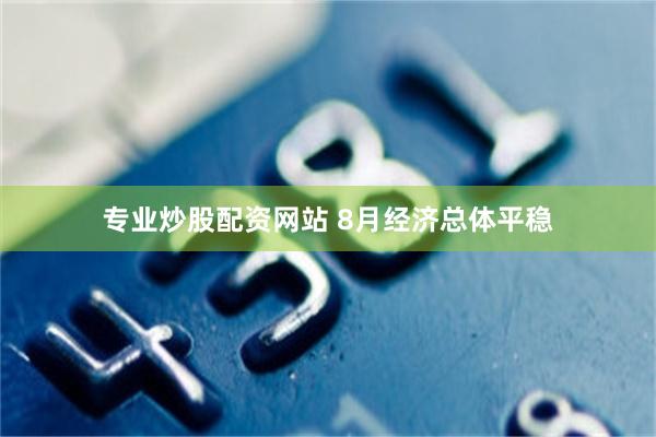 专业炒股配资网站 8月经济总体平稳