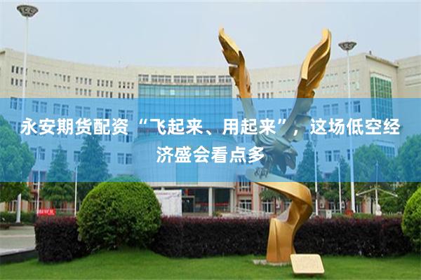 永安期货配资 “飞起来、用起来”，这场低空经济盛会看点多