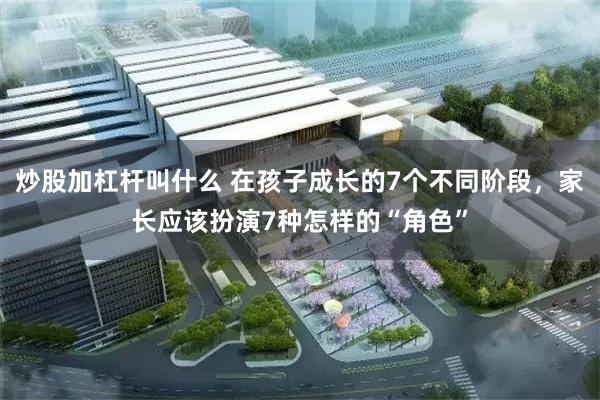 炒股加杠杆叫什么 在孩子成长的7个不同阶段，家长应该扮演7种怎样的“角色”