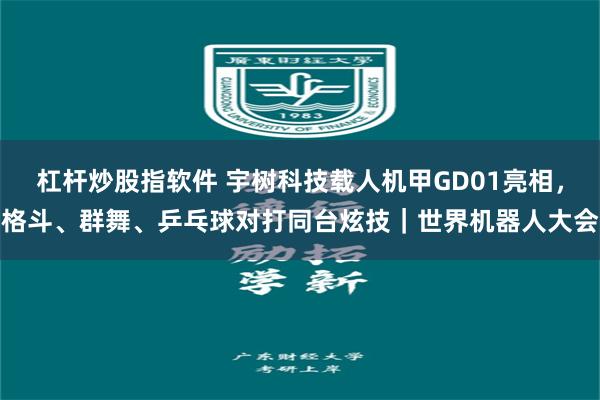 杠杆炒股指软件 宇树科技载人机甲GD01亮相，格斗、群舞、乒乓球对打同台炫技｜世界机器人大会