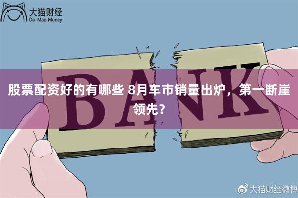 股票配资好的有哪些 8月车市销量出炉，第一断崖领先？